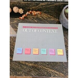 Vintage 1985  Western Hersch & Co Out of Context Board Outrageous Quotes